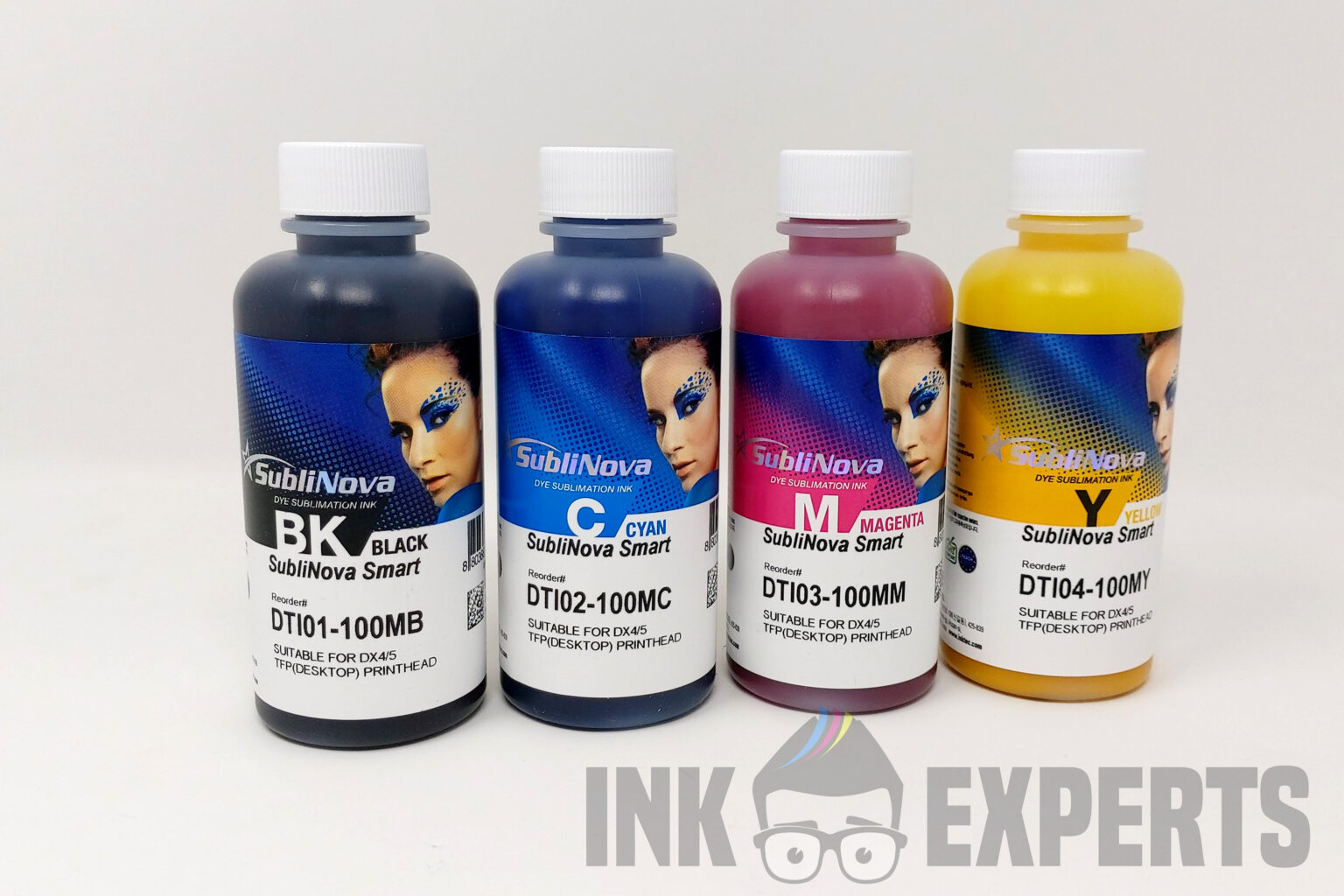 Inktec Sublinova Smart Dye Sublimation Ink Set for EPSON Ecotank ET2726 [Inc. Easy Refill