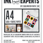 Ink Experts A4 Subli-Fabric 120gsm Sublimation Paper