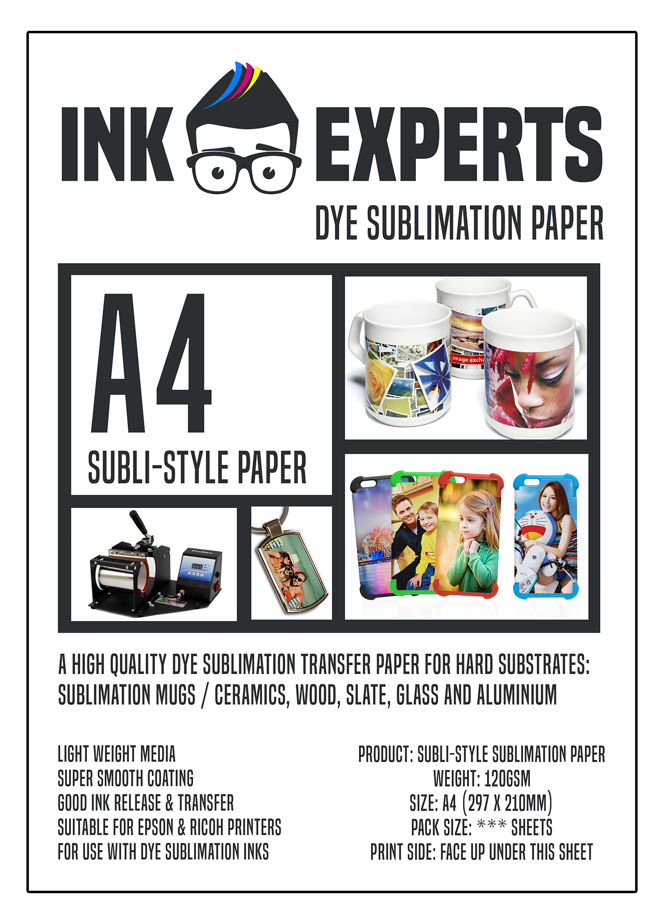 Sublimation Conversion Pack for EPSON Ecotank ET-2856