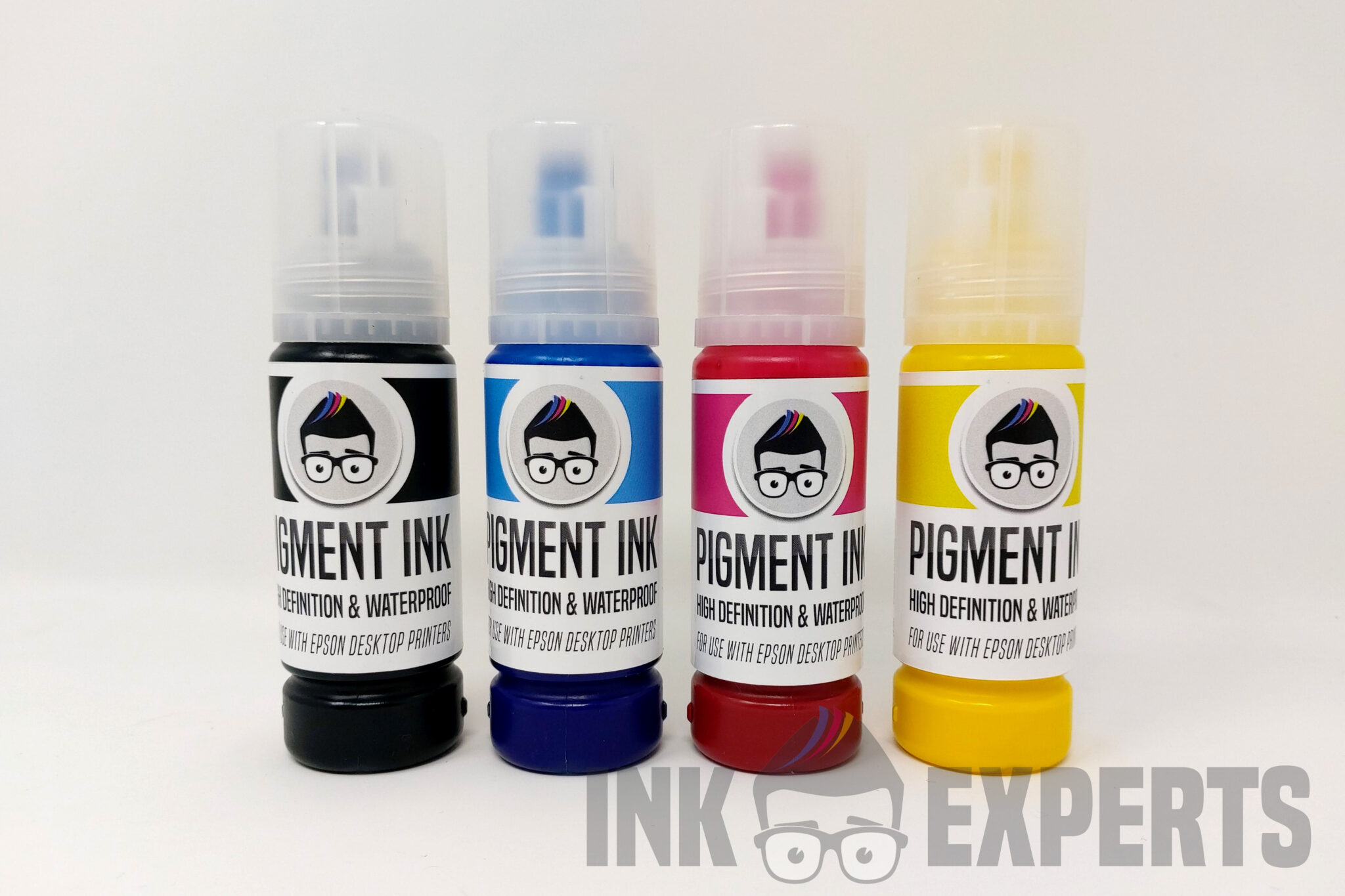 Bottled Ink Ink Experts 75ml 'HD' Cyan Pigment Based Ink for use with EPSON Ink Experts