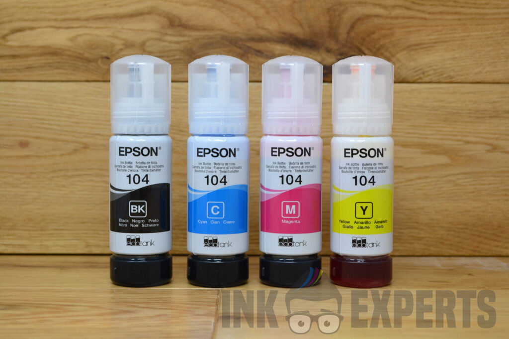 Epson 104 Ink Bottle Set for Ecotank Printers Genuine Epson Original