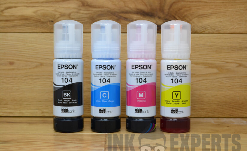 Epson 104 Ink Bottle Set for Ecotank Printers Genuine Epson Original