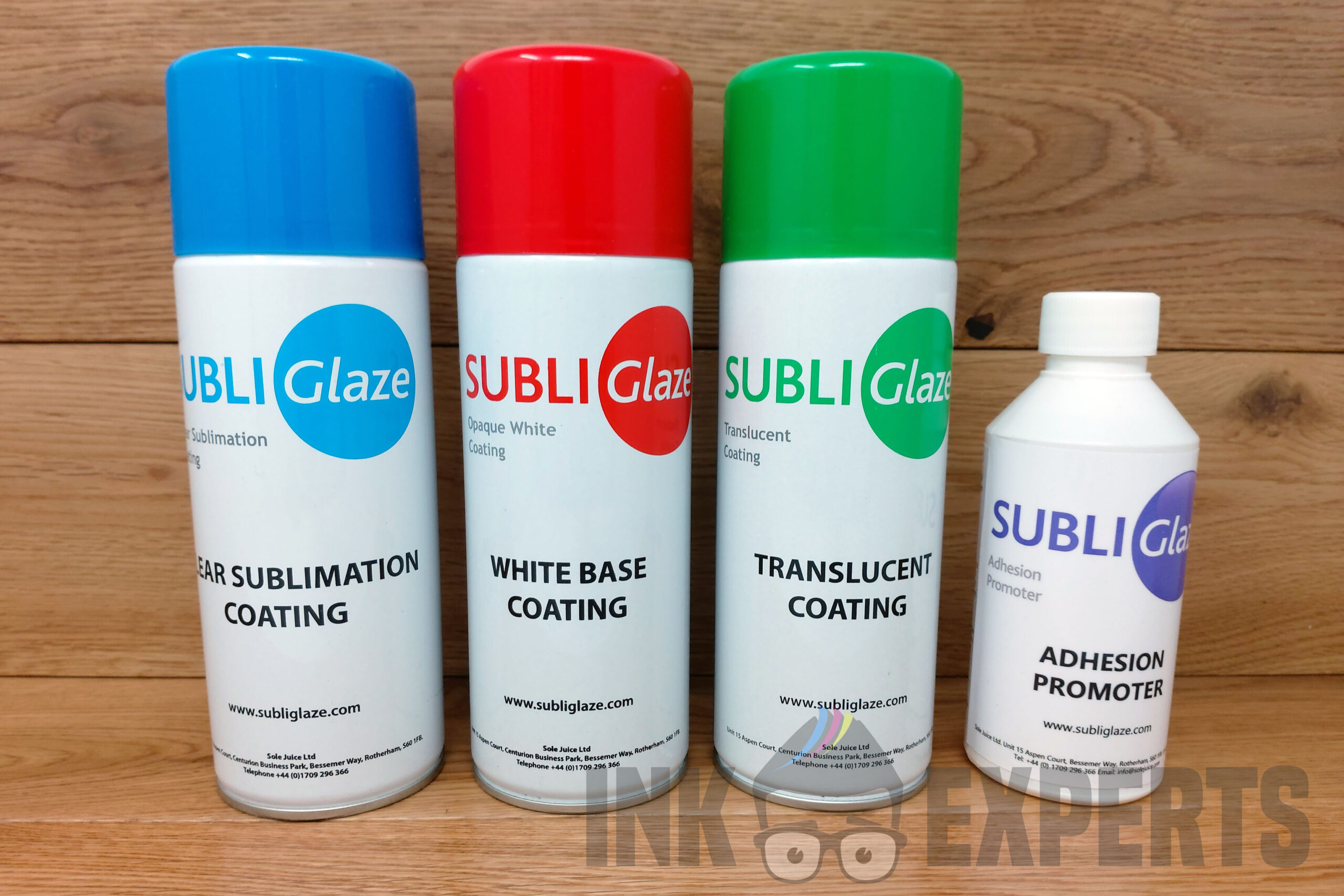 Sublimation Coating Quad Pack Complete Subli Glaze™ Coating Range