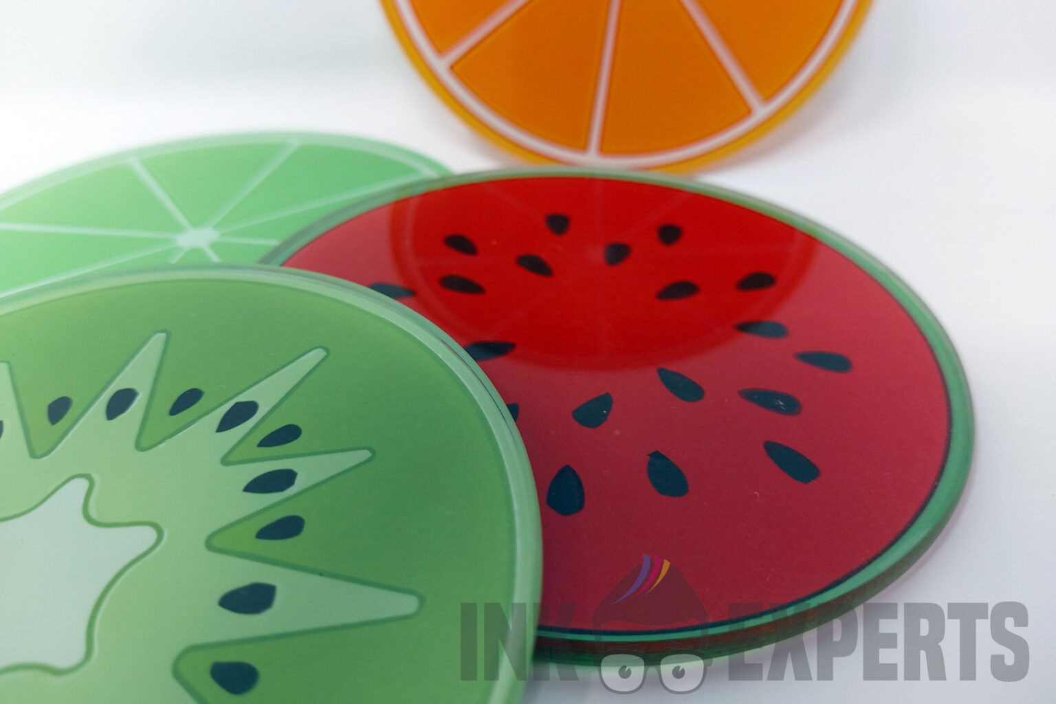 Sublimation Blank Glass Coaster Round Glossy Finish 10cm Dia. (Pack of