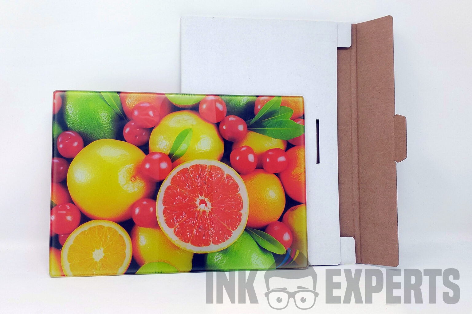 Sublimation Blank Smooth Glass Cutting Chopping Board 28x20cm Ink Experts
