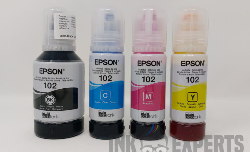 Epson 102 Ink Bottle Set for Ecotank Printers Genuine Epson Original