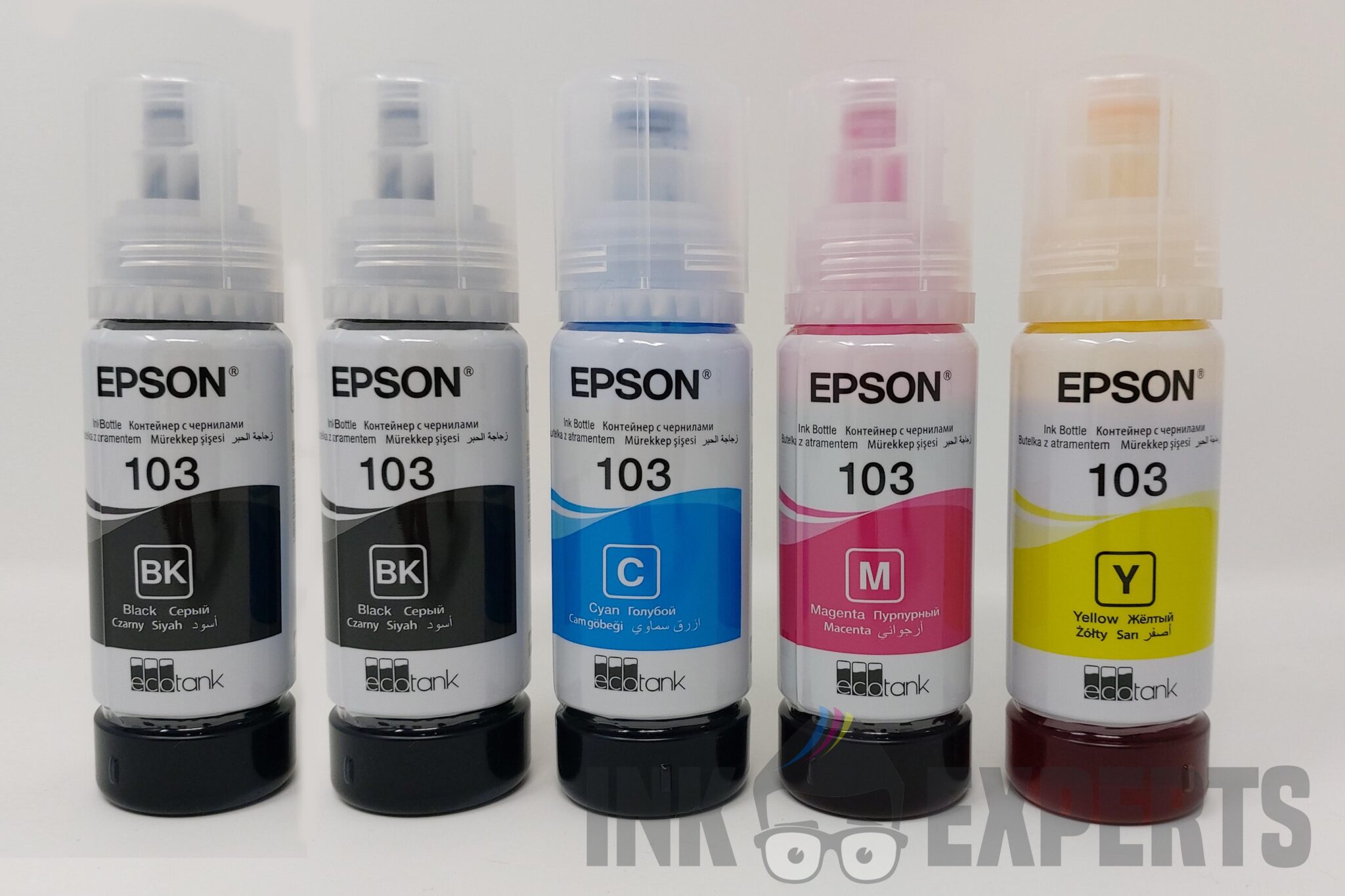 Epson 104 Ink Bottle Set for Ecotank Printers Genuine Epson Original