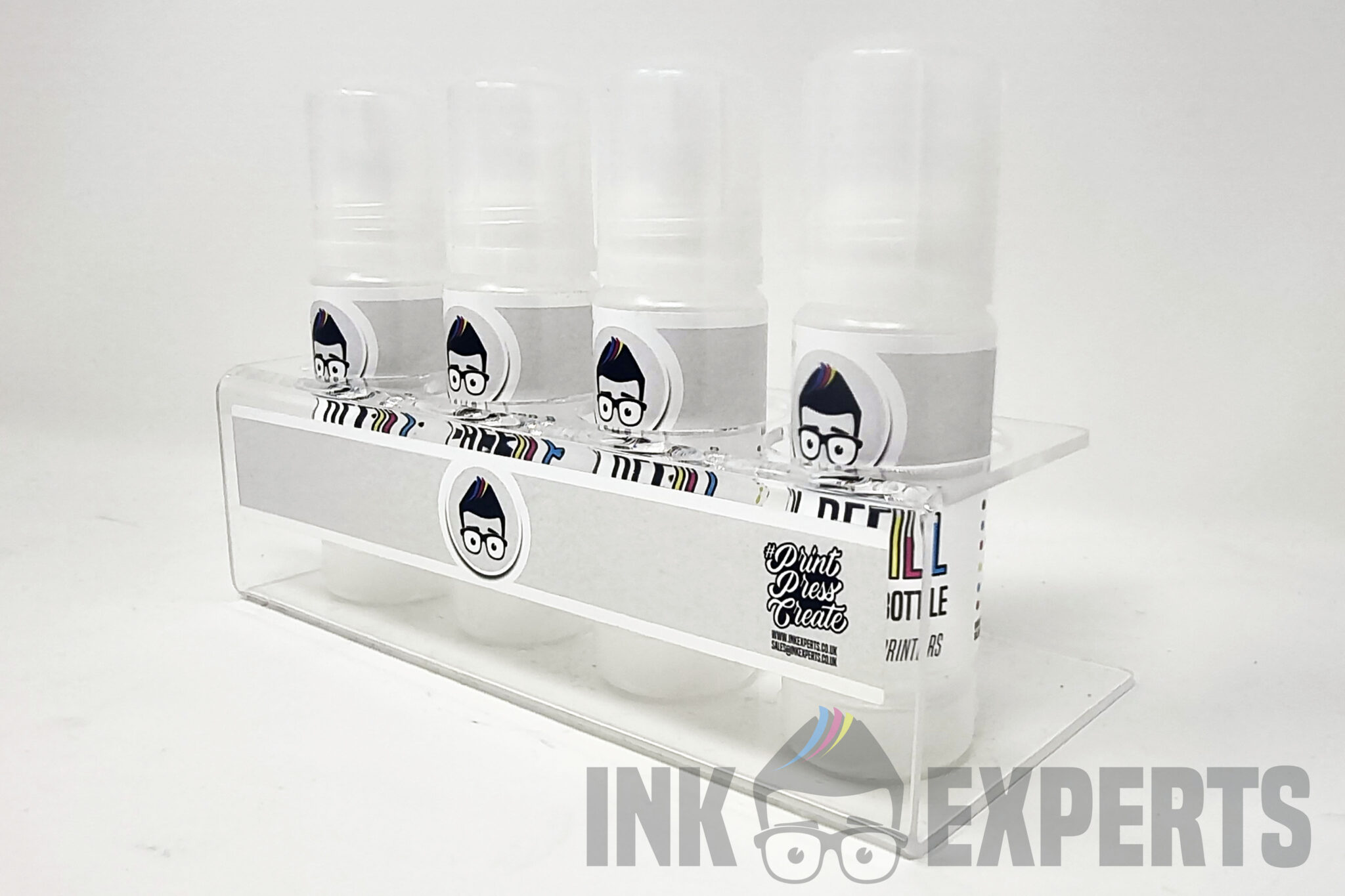 Ink Experts Ink Bottle Holder for 4 Colour Printers Ink Experts