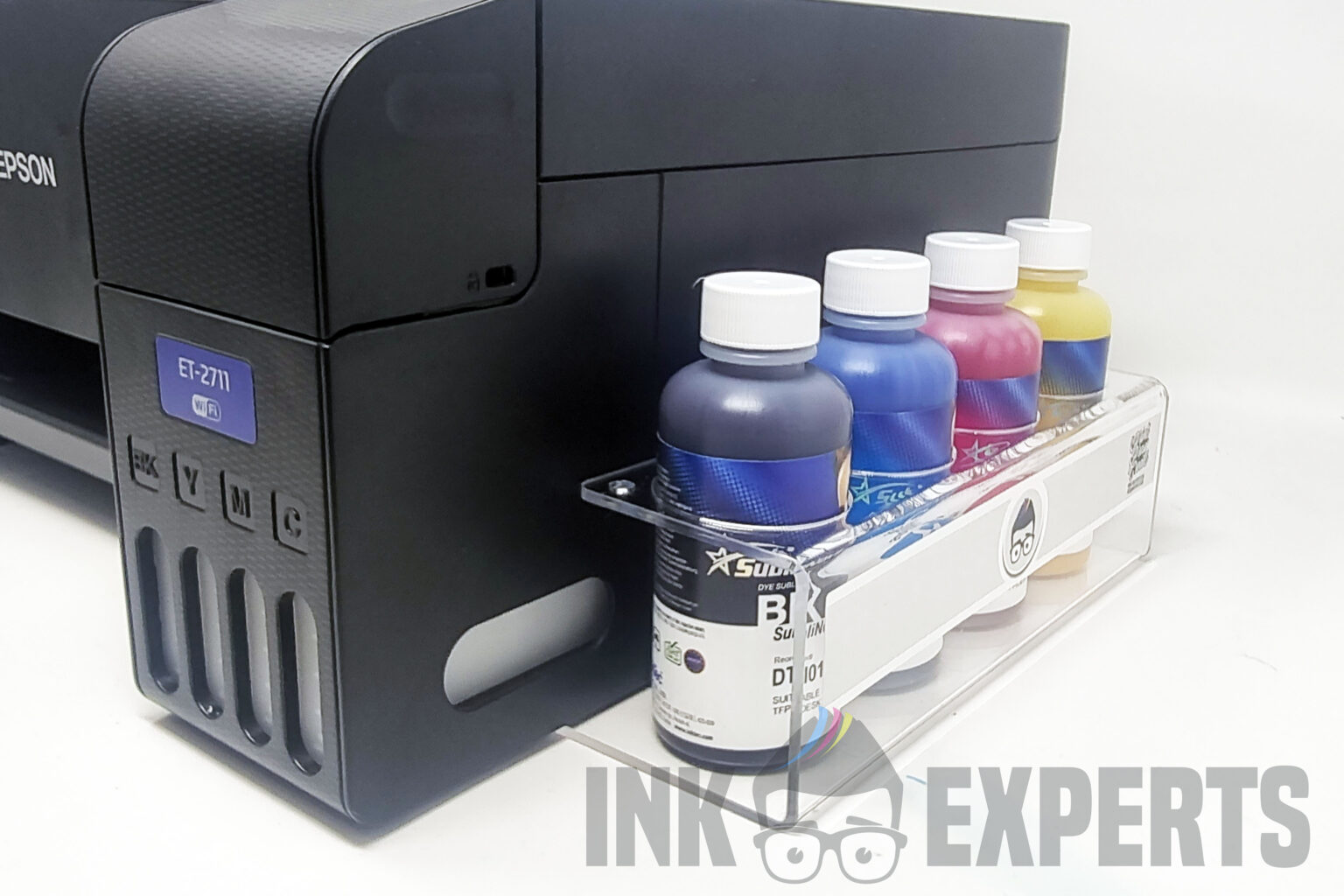 Ink Experts Ink Bottle Holder for 4 Colour Printers Ink Experts