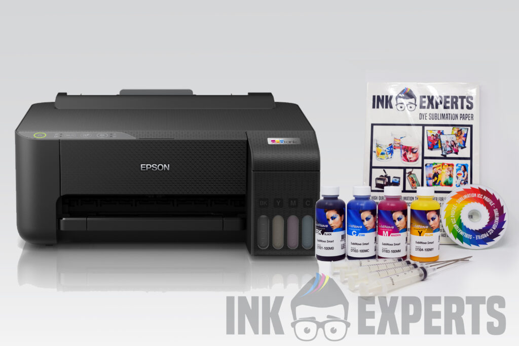 Sublimation Starter Bundle EPSON Ecotank ET1810 Printer + 4 x 100ml Inktec Ink + A4 Paper